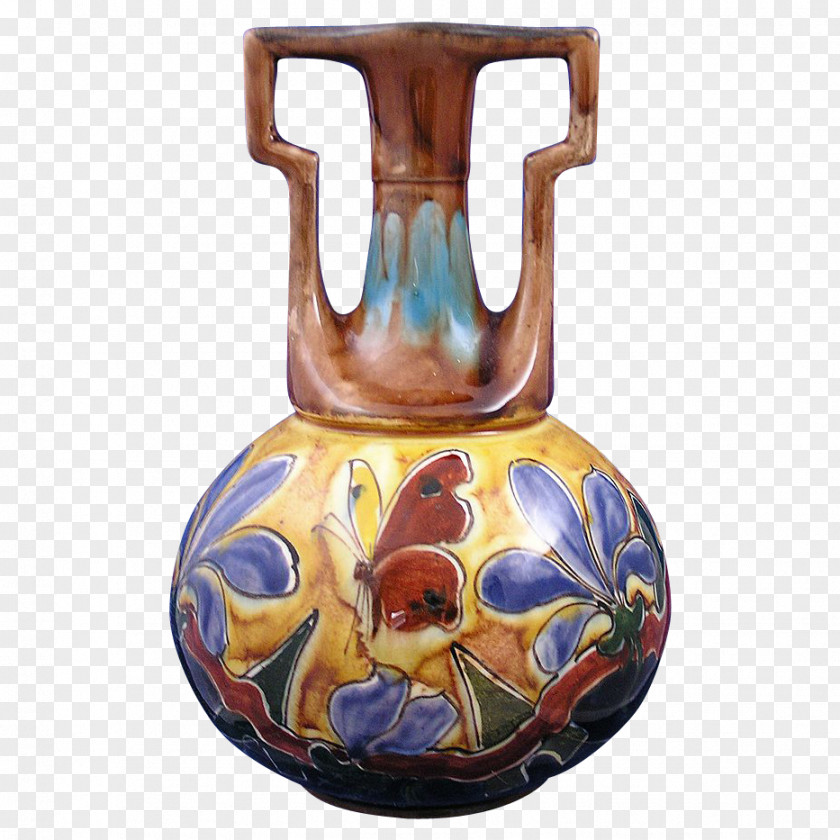 Flower Bohemia Vase Ceramic Art Porcelain PNG