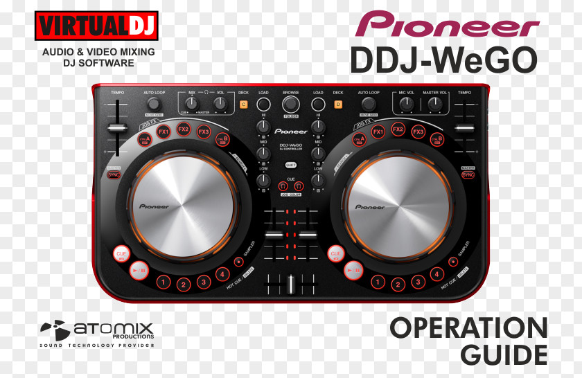 Virtual DJ Controller Pioneer Disc Jockey Music PNG controller jockey Music, dj clipart PNG
