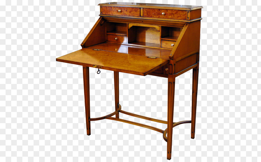 Antique Desk Industrial Design Idea Furniture PNG