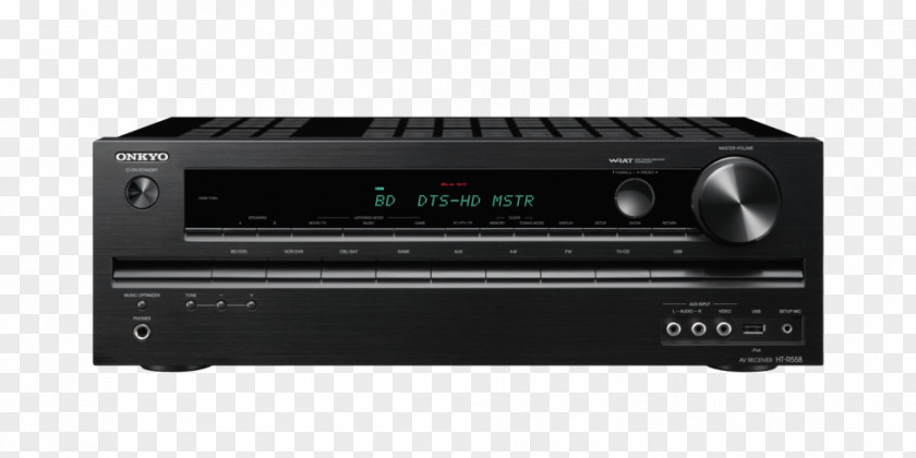 Black CinemaAudio Receiver Home Theater Systems AV Onkyo HT S4505 System PNG