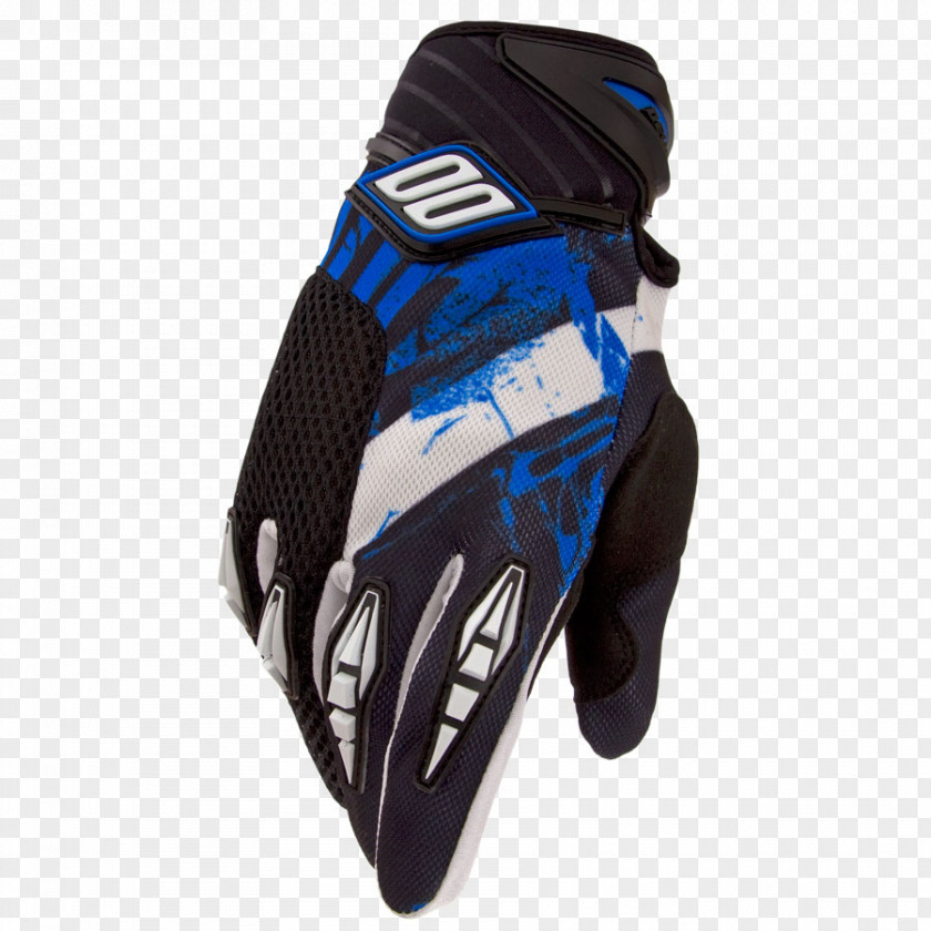 Blue Sparks Lacrosse Glove Cycling Enduro PNG