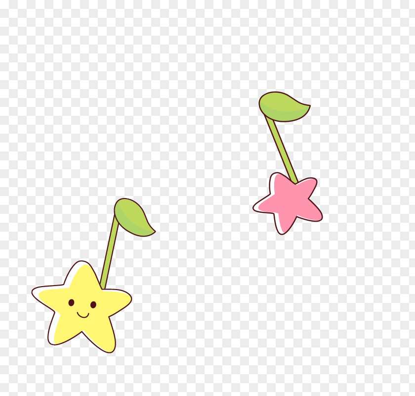 Cartoon Star Note Decoration Pattern Musical Clip Art PNG