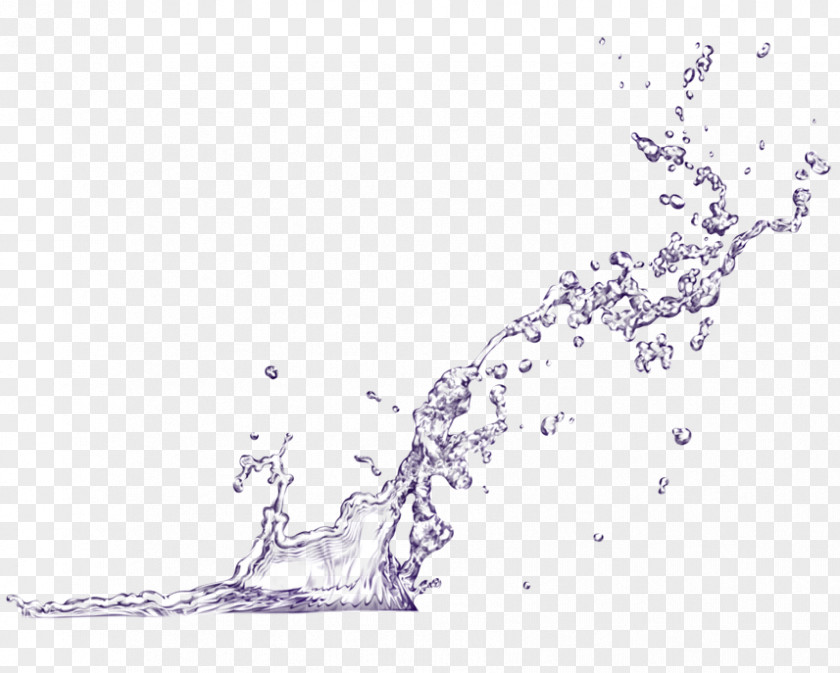 From Top To Bottom Water Splash Drop PNG