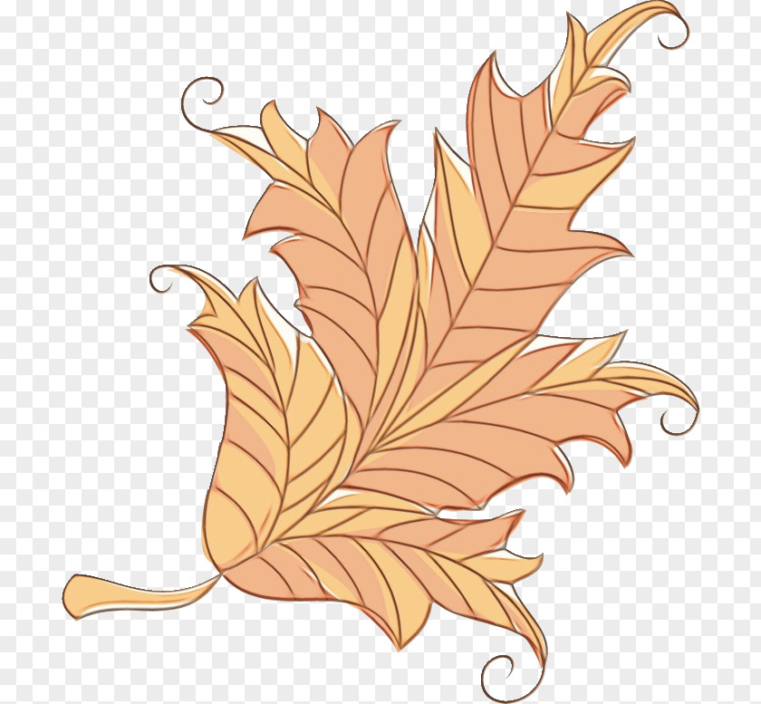 Leaf Flower M-tree Pattern Tree PNG