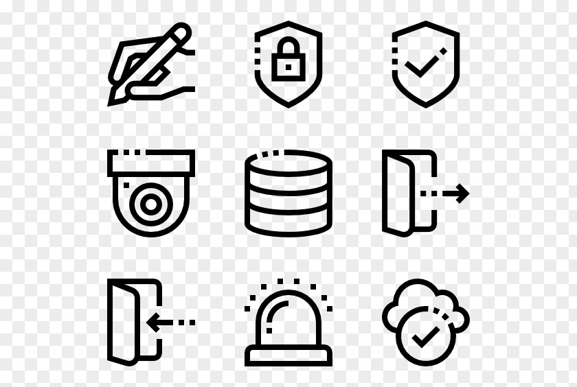 Network Security Icon Design PNG