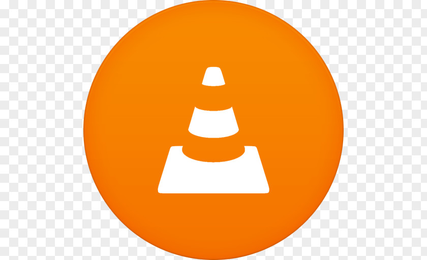 Vlc Symbol Orange Smile Circle PNG