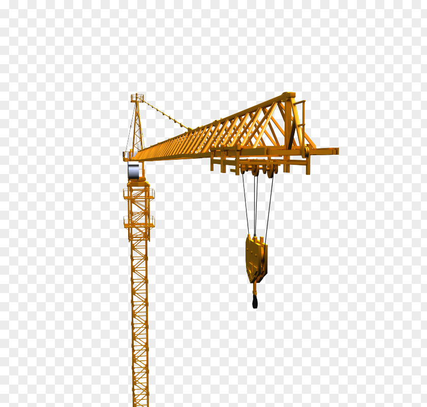 Crane Heavy Machinery Hoist Construction Zoomlion PNG