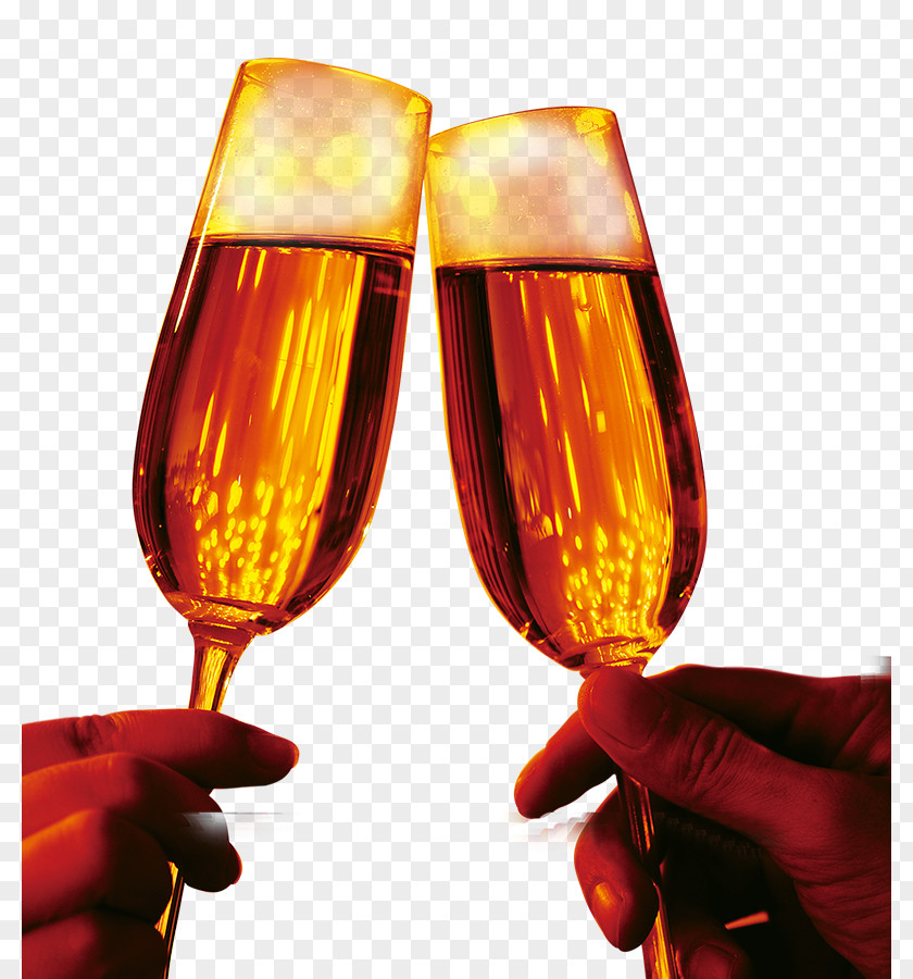 Free Toast To Pull Material Champagne PNG