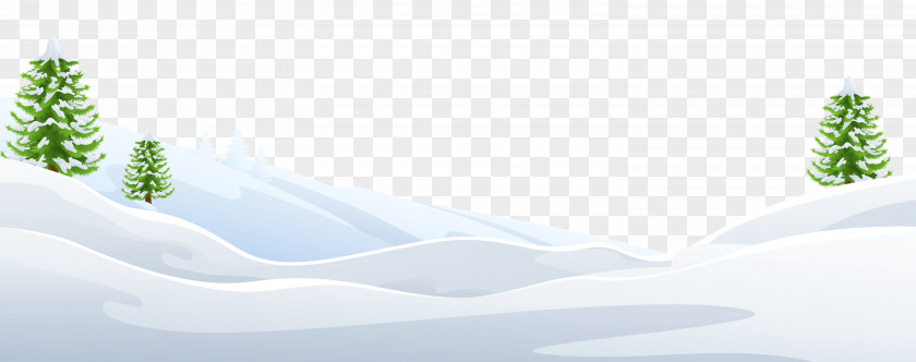 Snowy Ground With Trees Clipart Image Winter Snow Brand PNG