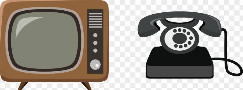 Telephone TV Vector Elements Home & Business Phones PNG