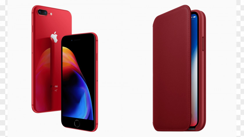 Apple IPhone 8 Plus 7 X Product Red PNG