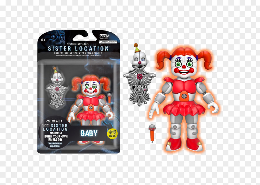 Five Nights At Freddy's Sister Location Freddy's: 4 Funko 5 Inch Articulated Action Figure PNG