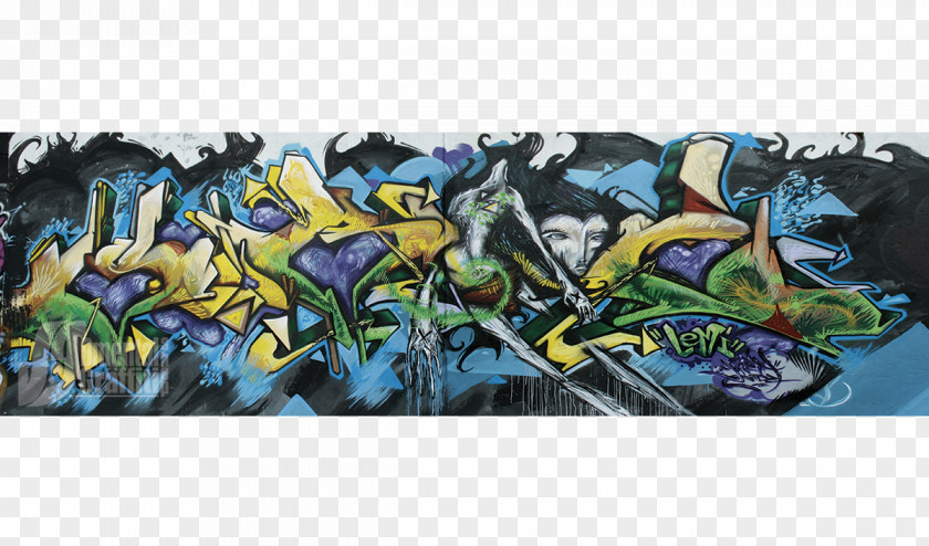 Graffiti Mural PNG