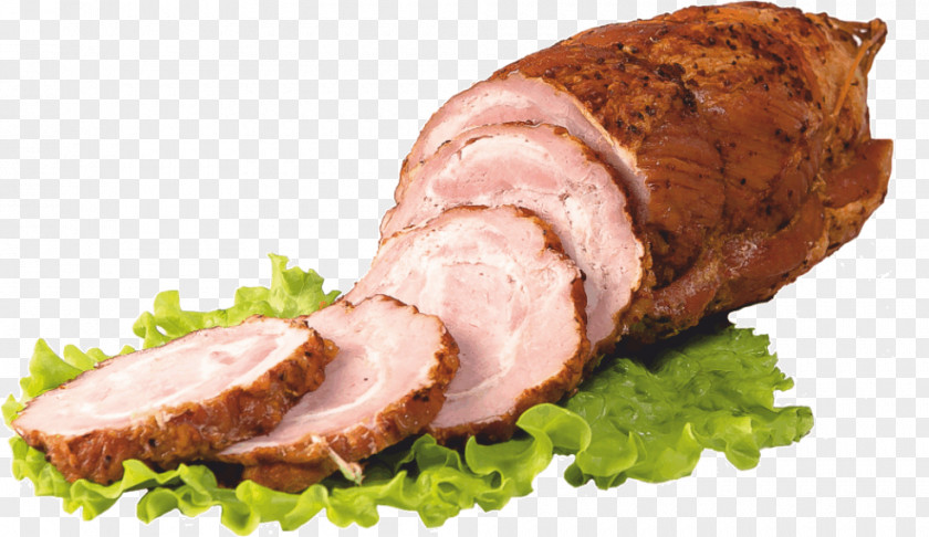 Ham Roulade Roast Beef Meat Pork PNG