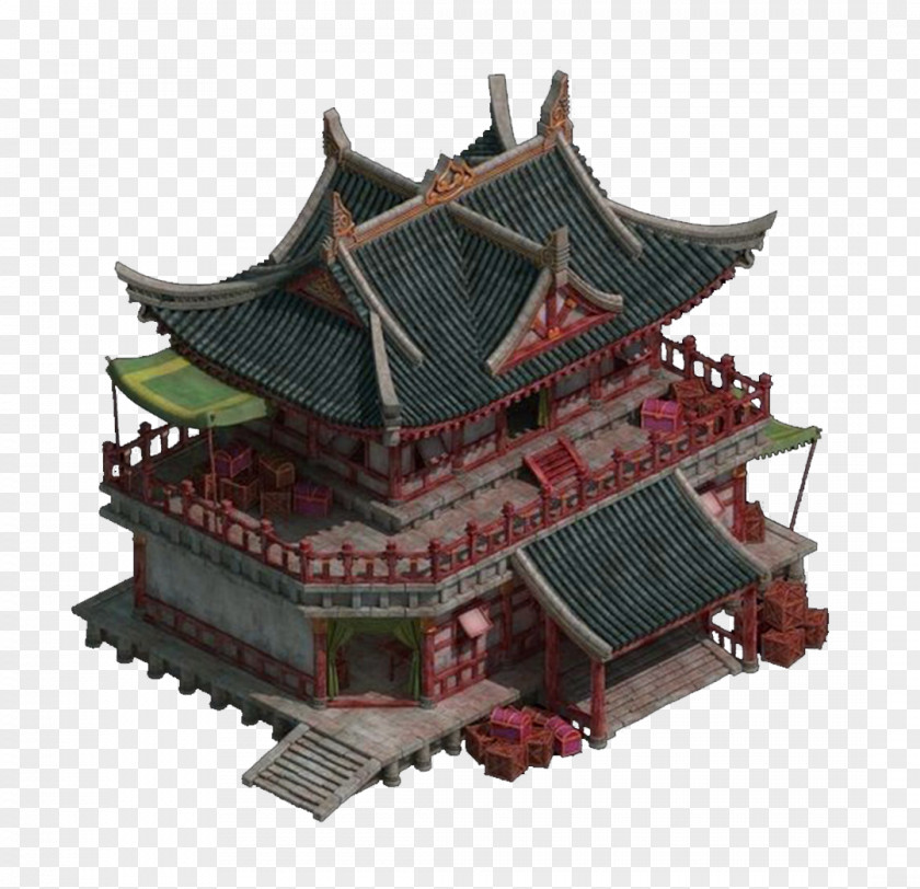 Red Chinese Style Building Decoration Pattern Transparency And Translucency Architecture Download Computer File PNG