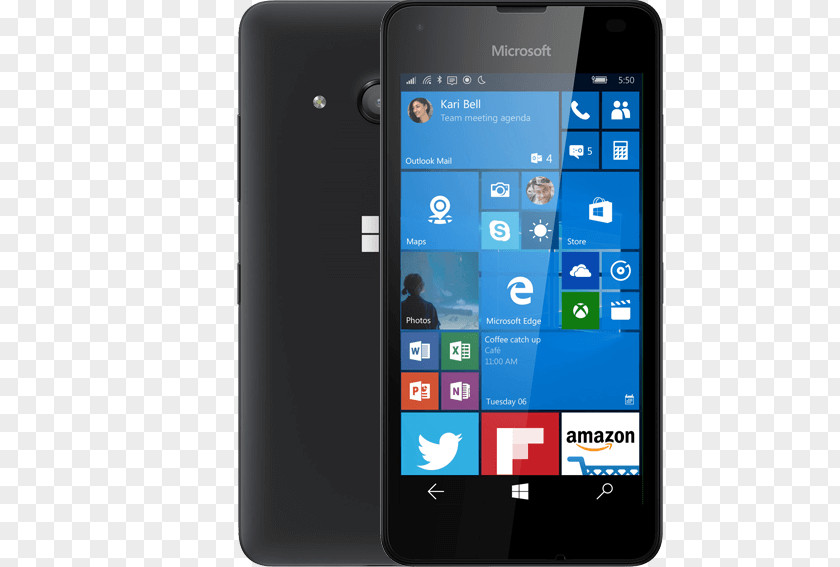 Smartphone Microsoft Lumia 550 650 4G Windows 10 Mobile Corporation PNG