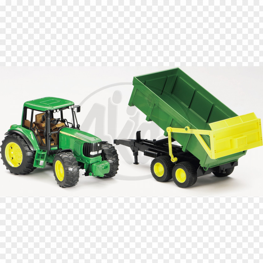 Tractor John Deere Caterpillar Inc. Bruder Toy PNG
