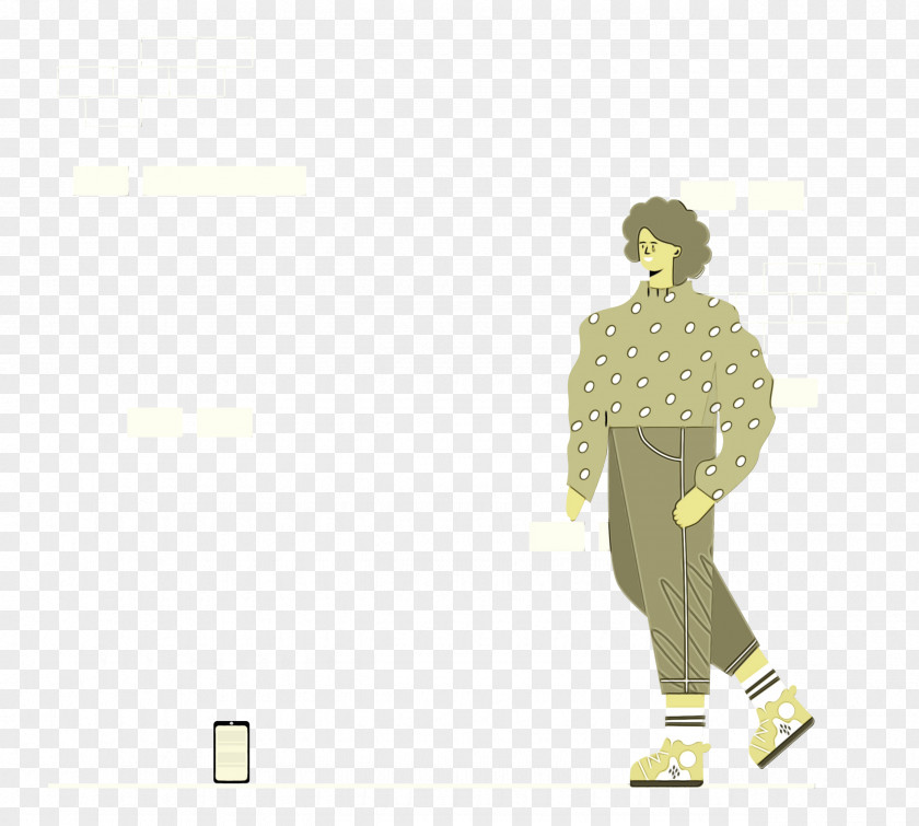 Costume Design Outerwear / M Yellow Human Font PNG