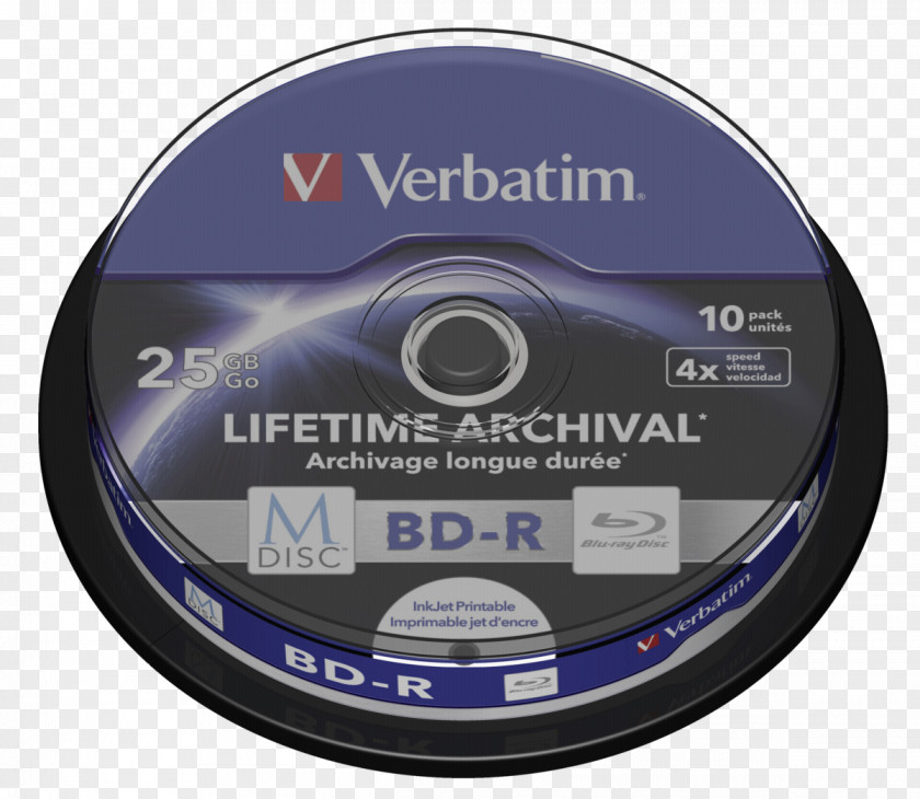 Dvd Blu-ray Disc M-DISC Compact DVD Verbatim Corporation PNG