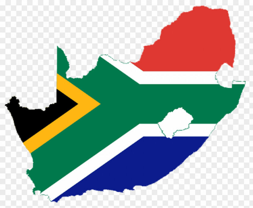 Map Flag Of South Africa Blank PNG