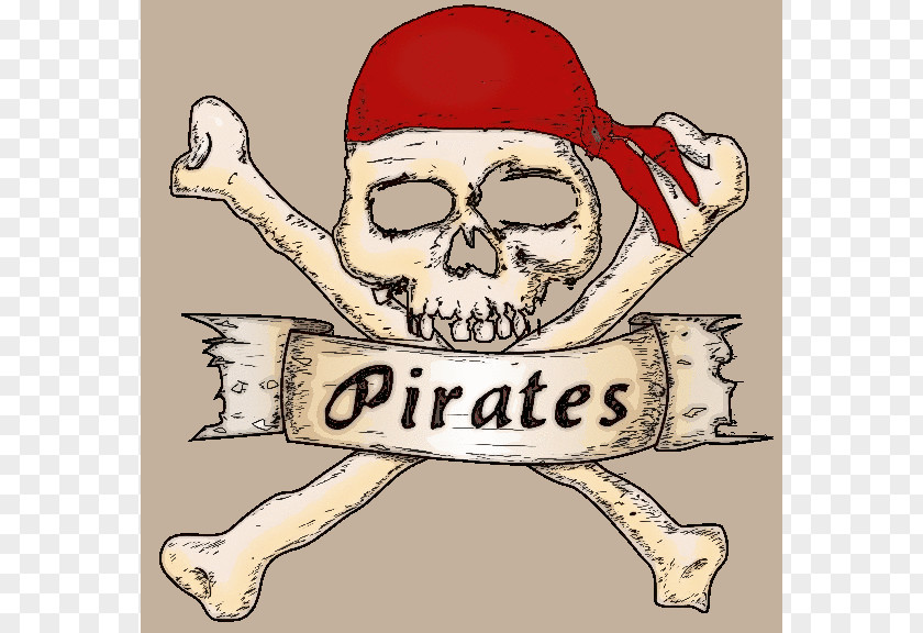 Pirate Skull & Bones Piracy Jolly Roger And Crossbones PNG