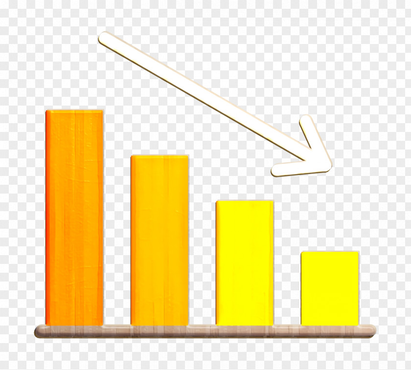 Yellow Business Icon Graph PNG