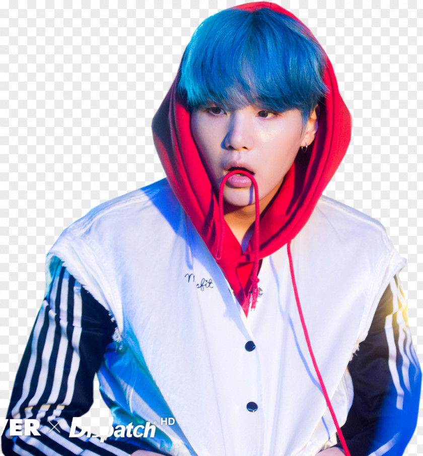 BTS Blood Sweat & Tears Blue Hair Wings Rapper PNG hair Rapper, wings clipart PNG