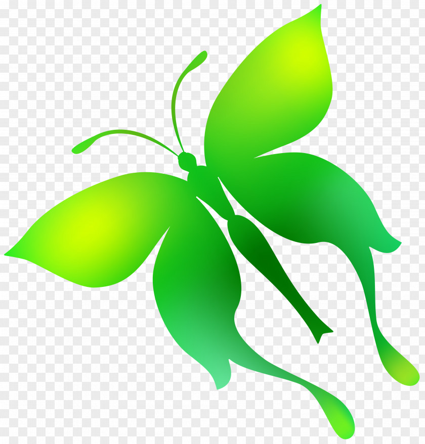 Clover Leaf Butterfly Download Clip Art PNG