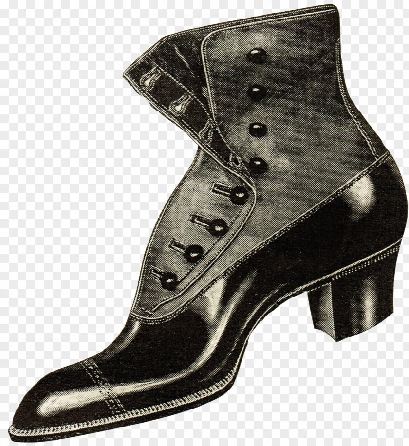 Dress Boot Shoe Vintage Clothing PNG
