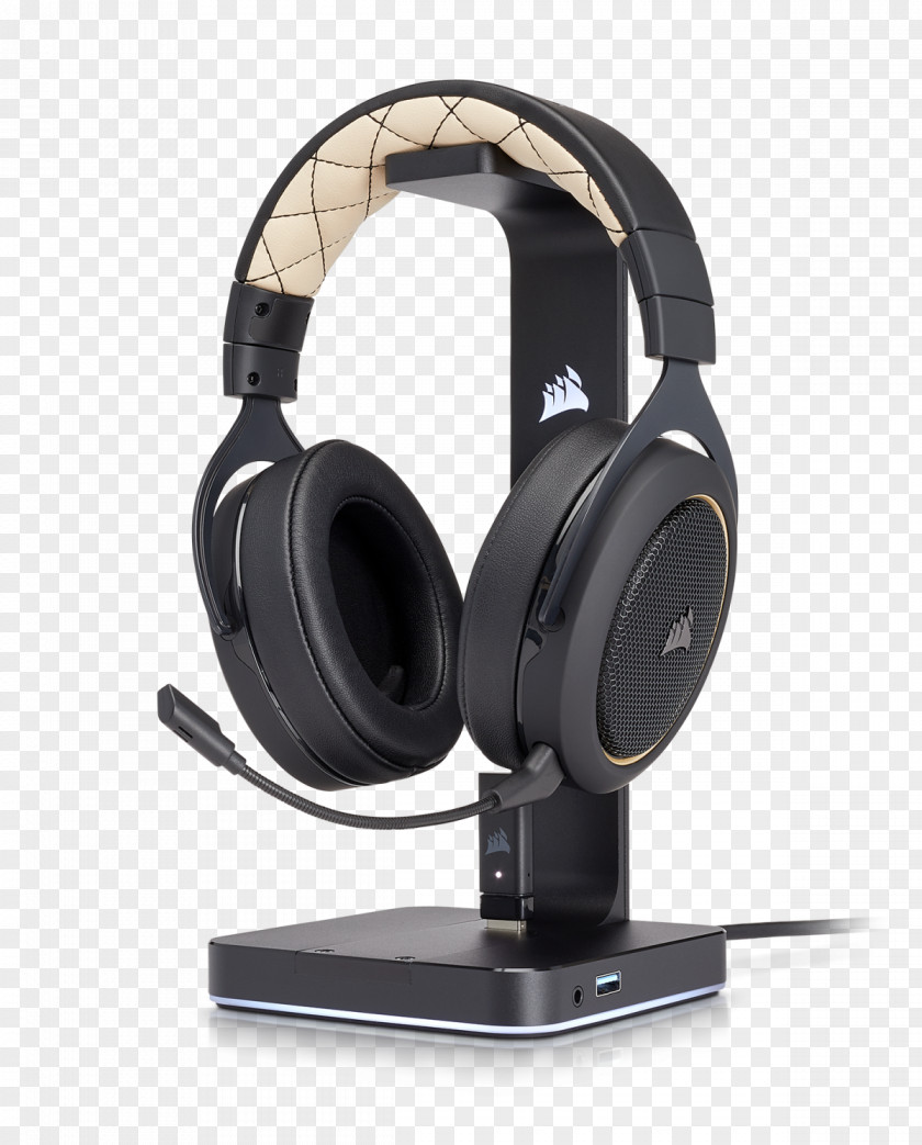 Headphones Corsair Gaming HS70 Wireless Headset With 7.1 Surround Sound PNG