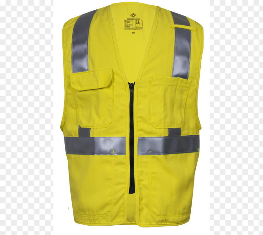 Safety Vest Gilets High-visibility Clothing Personal Protective Equipment Workwear PNG