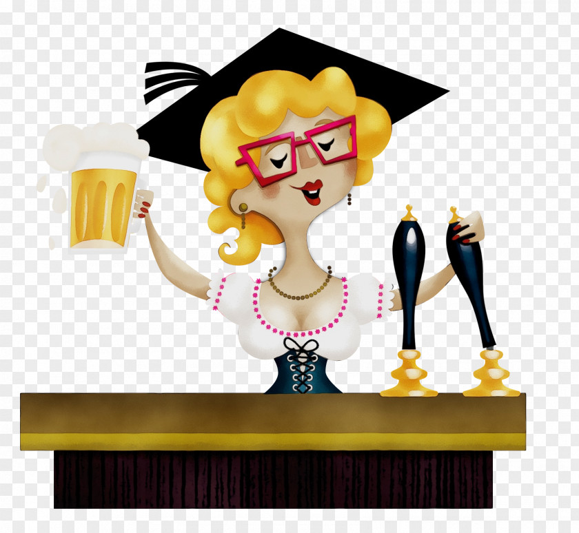 Cocktail Bar Bartender Cartoon Pixel PNG