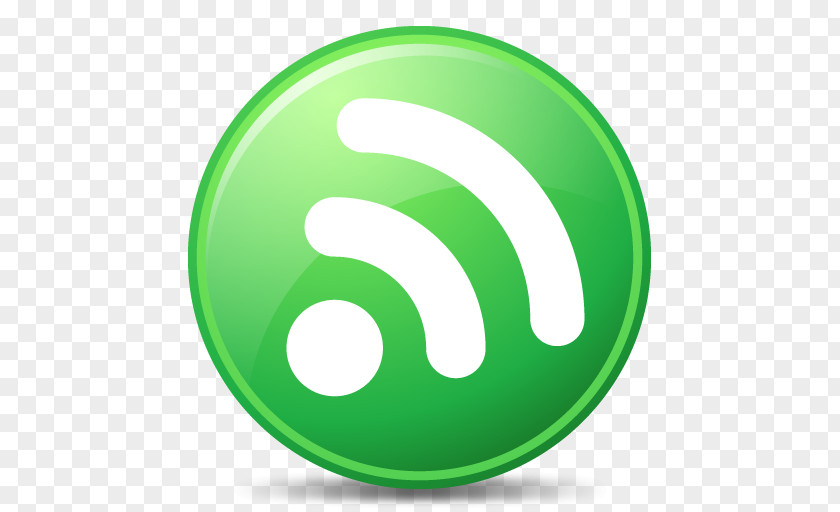 Green Rss Feed Icon Web RSS PNG