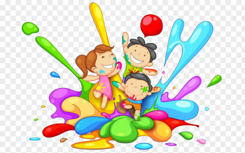 Happy Holi Desktop Wallpaper Child Clip Art PNG