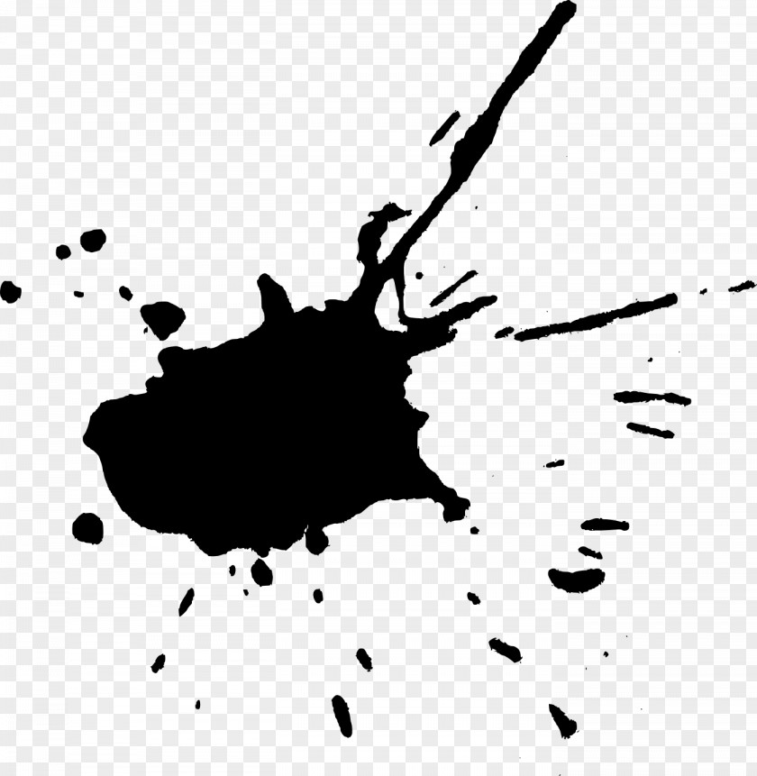Painting Black And White Paint Clip Art PNG