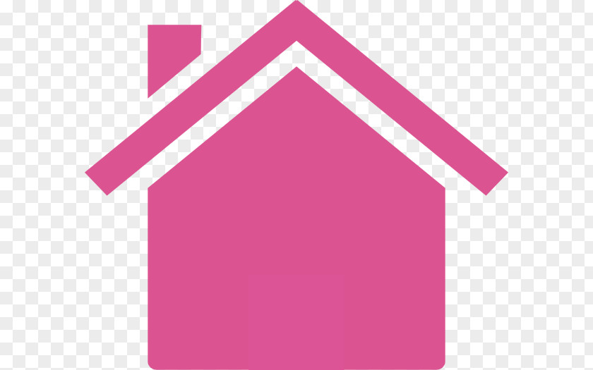 Pink House Home Real Estate Property Clip Art PNG