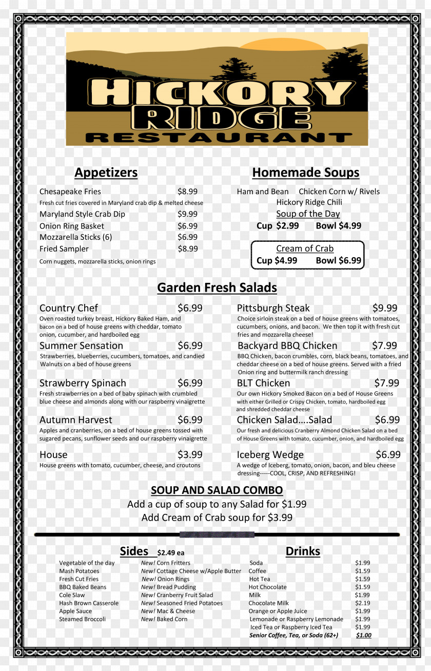 Restaurant Menu Appetizers Breakfast Cafe Dinner PNG