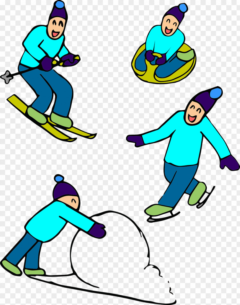 Skiing Ice Skating Winter Sport Clip Art PNG
