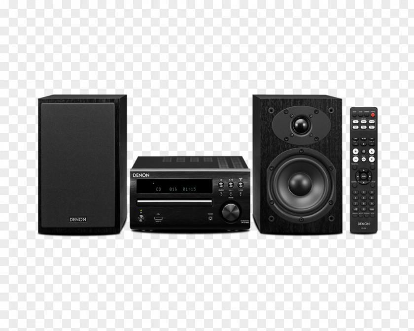 Alta Dena High Fidelity Denon D-M40 Audio System D-M41 DAB Bluetooth, CD, DAB+, FM, Black PNG