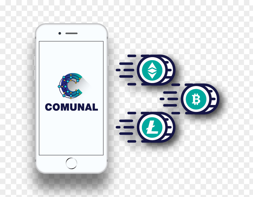 Blockchain Smartphone Organization Funding Investment Logo PNG