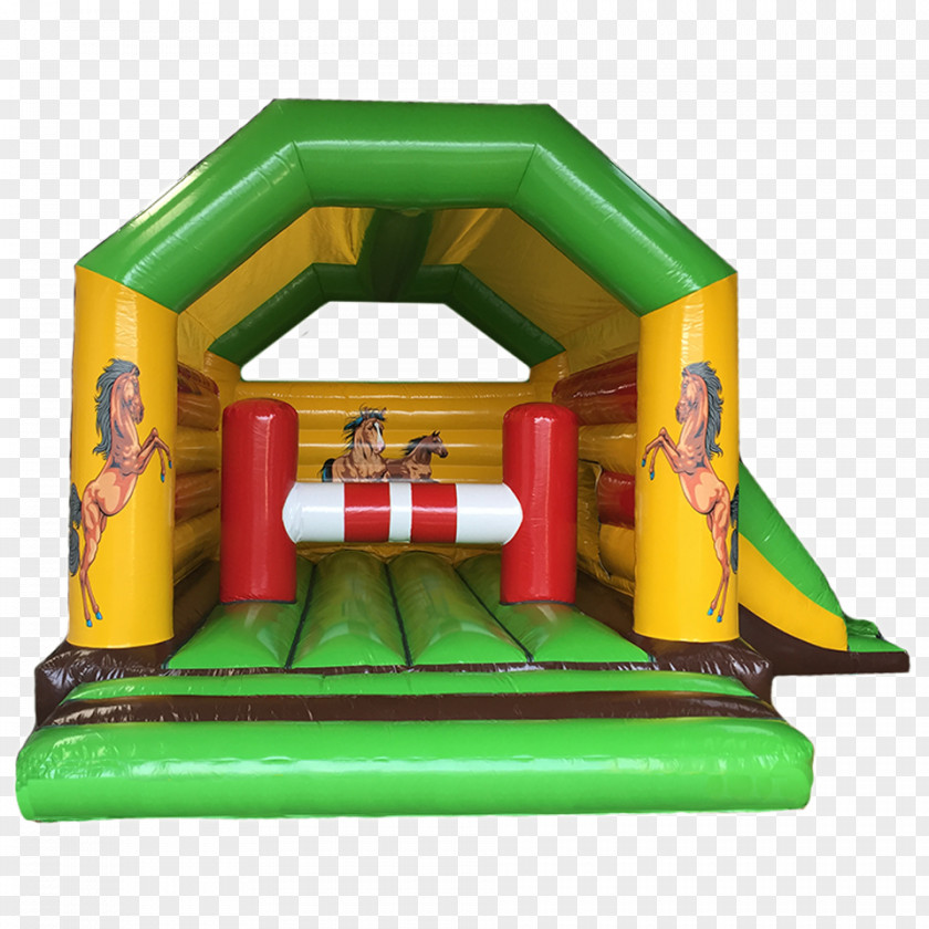 Horse Inflatable Bouncers Game Playground Slide PNG