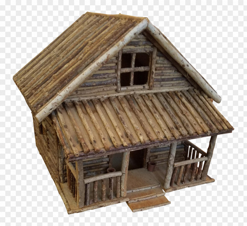 Log Cabin Building Shed Roof Wood Shack House PNG