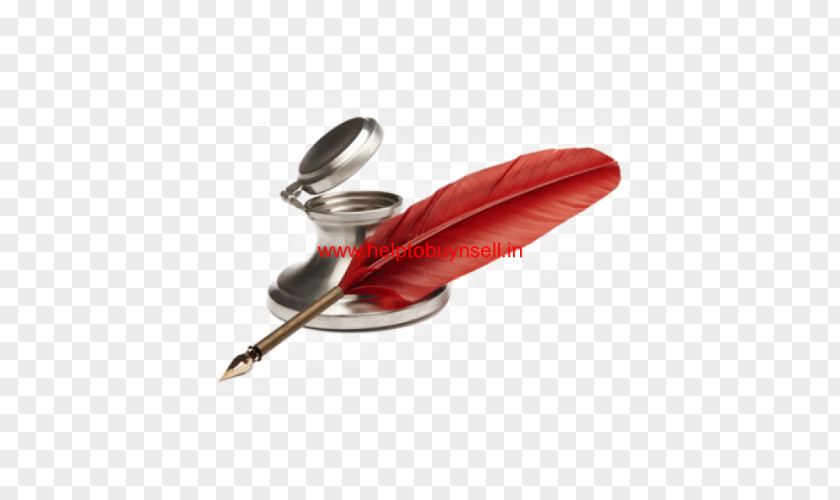 Pen Paper Quill Writing Implement Inkwell PNG