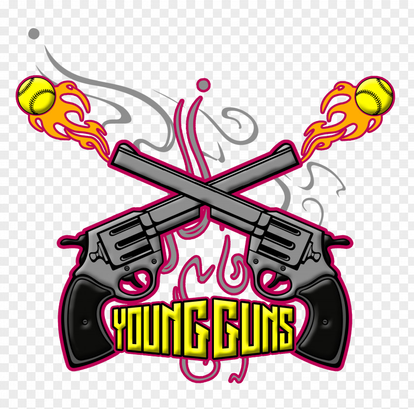 Red Gun Clip Art Logo Softball Arnolfini Portrait Young Guns PNG
