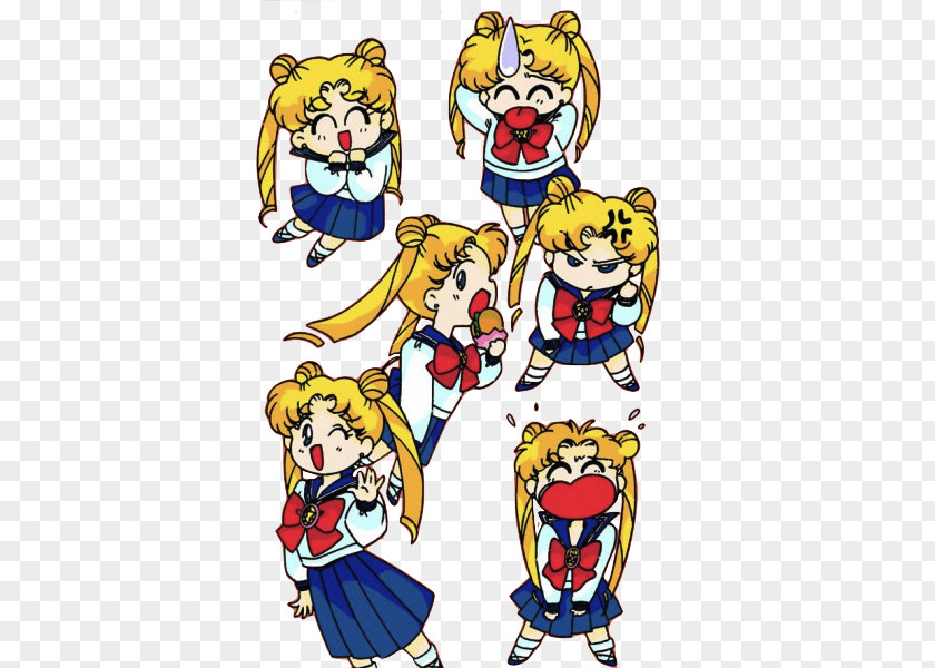 Sailor Moon Mercury Chibiusa Venus Mars PNG