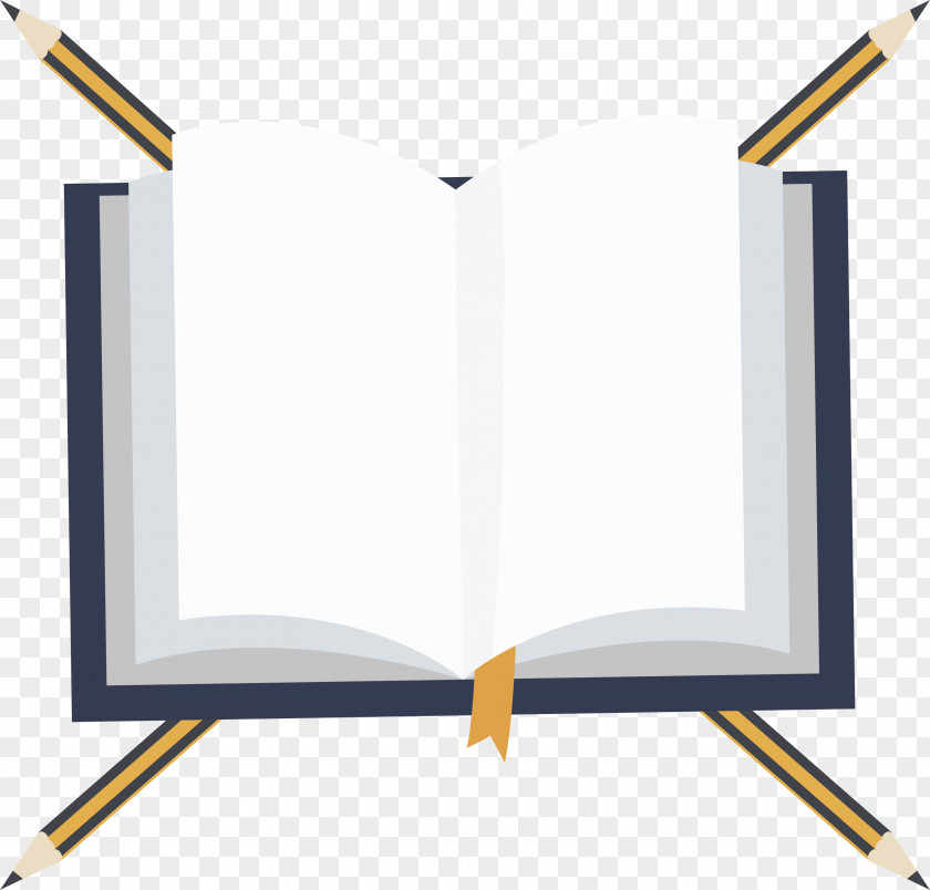 Cross Pencil Notepad Book Adobe Illustrator PNG