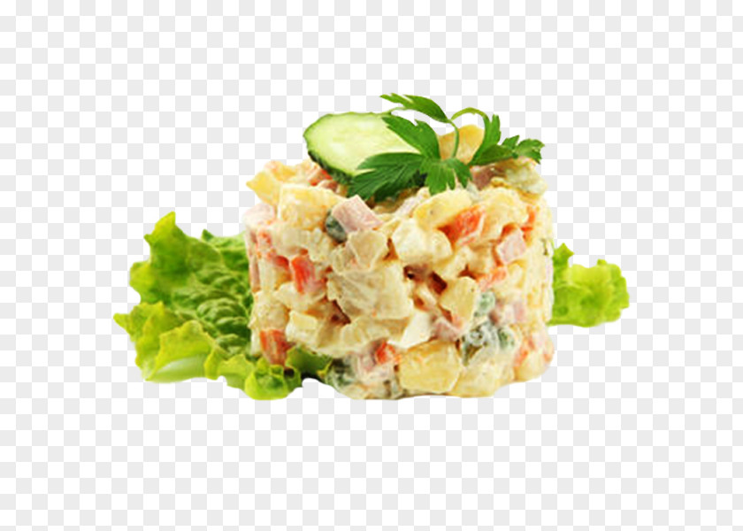 Salad Tuna Olivier Recipe Vegetarian Cuisine PNG