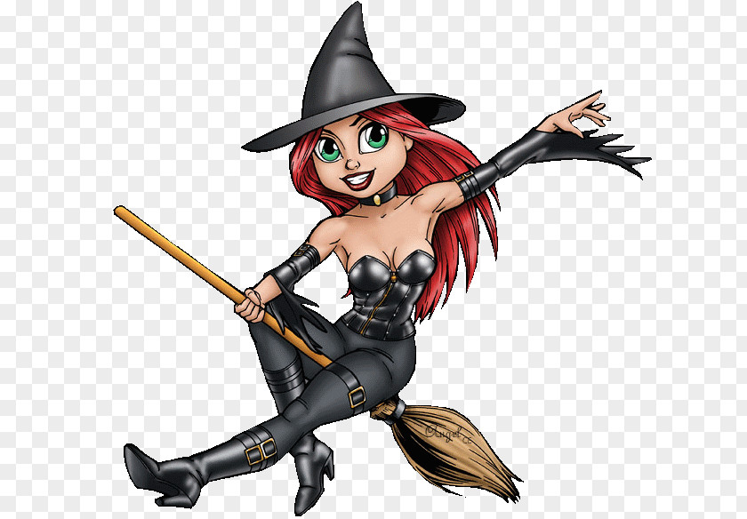 Halloween Witchcraft Cartoon Clip Art PNG