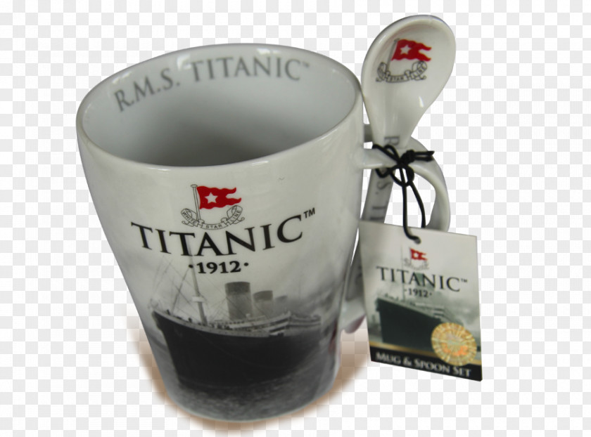 Mug Titanic Experience Cobh Belfast RMS Glass PNG