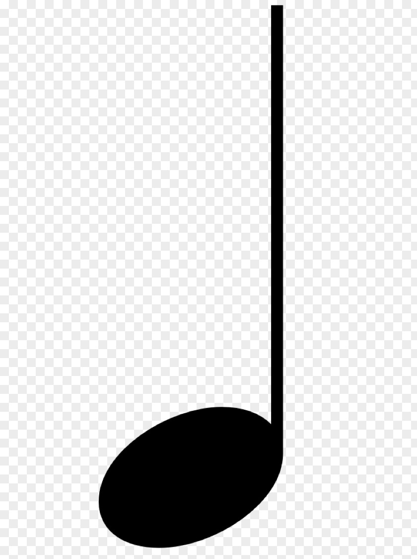 Musical Note Half Quarter Staff PNG